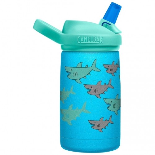 Butelka termiczna dla dzieci CamelBak eddy+ Kids SST Vacuum Insulated 350ml, School of Sharks image 3