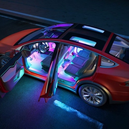 Govee RGBIC Interior Car Viedais joslas Apgaismojums Bluetooth image 3