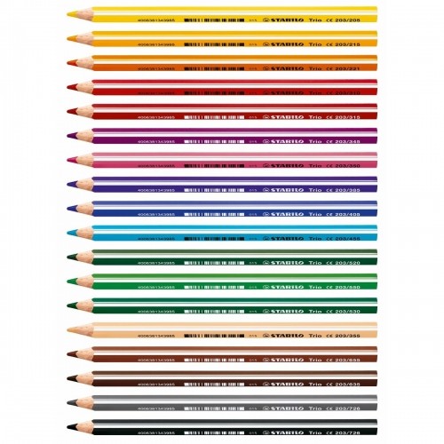 Цветные карандаши Stabilo Trio Разноцветный 18 Предметы image 3
