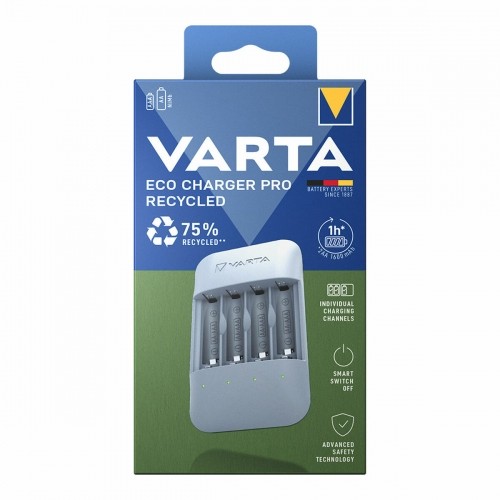 Зарядное устройство Varta Eco Charger Pro Recycled 4 Батарейки image 3