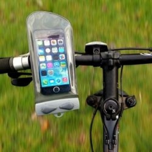 Aquapac Mini Bike-Mounted Waterproof Phone Case / Pelēka image 4