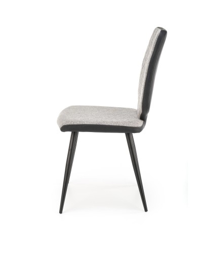Halmar K424 chair color: grey/black image 4