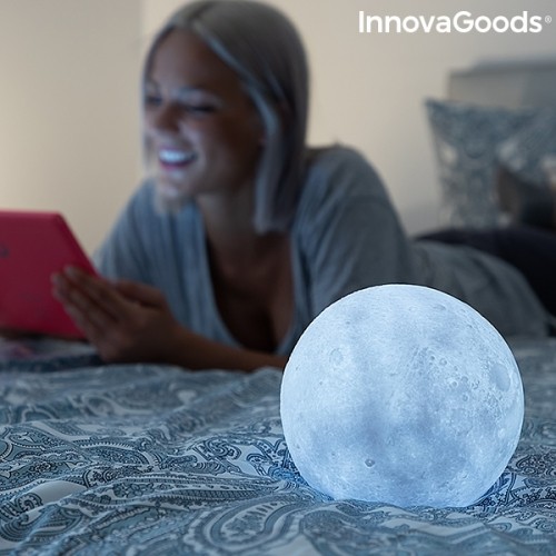 заряжаемый светодиодный светильник Луна Moondy InnovaGoods image 4