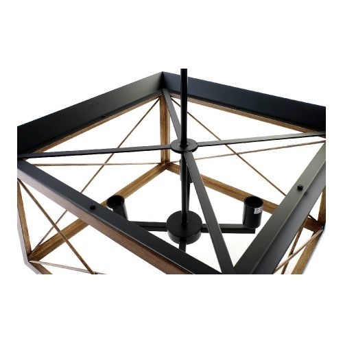 Потолочный светильник DKD Home Decor Деревянный Металл (50 x 50 x 130 cm) image 4