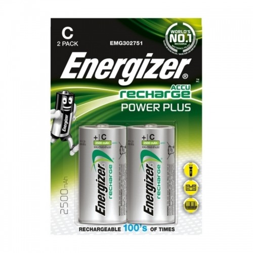 Аккумуляторные батарейки Energizer ENRC2500P2 C HR14 2500 mAh image 4