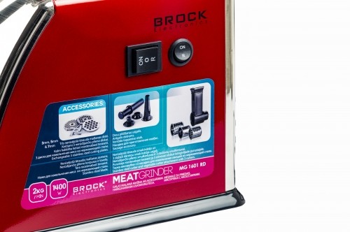Brock Electronics BROCK Gaļas maļamā mašīna, 1400 W image 4