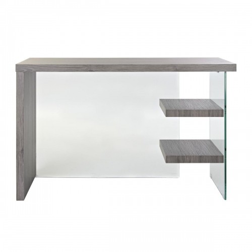 Письменный стол DKD Home Decor Стеклянный Серый Прозрачный MDF Каленое стекло (120 x 50 x 76 cm) image 4