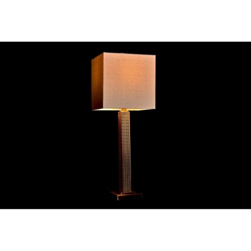 Galda lampa DKD Home Decor Bēšs Bronza 220 V 50 W (28 x 28 x 76 cm) image 4