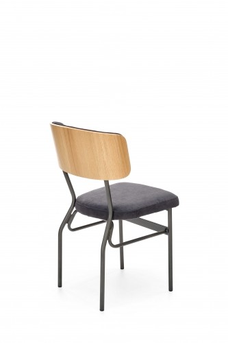 Halmar SMART-KR chair color: natural oak/black image 4