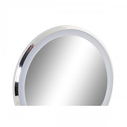 Palielināmais Spogulis ar LED DKD Home Decor Sudrabains Metāls (20 x 11 x 37 cm) image 4