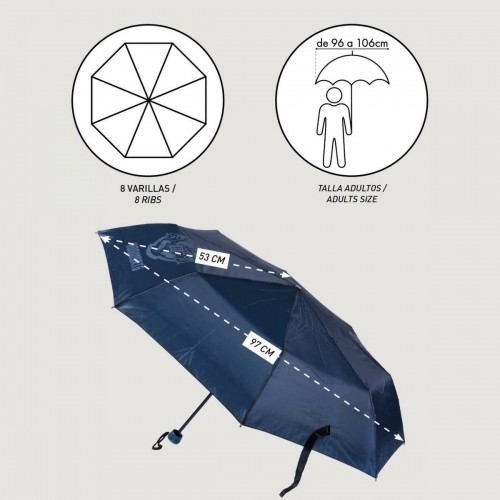 Складной зонт Harry Potter Синий (Ø 97 cm) image 4