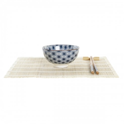 Suši Komplekts DKD Home Decor Zils Bambuss Keramika (14,5 x 14,5 x 31 cm) image 4