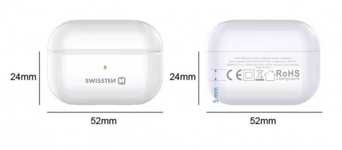 Swissten TWS Mini Pods Bluetooth 5.1 Стерео Гарнитура с Микрофоном image 4