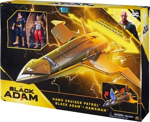 BLACK ADAM space ship with Black Adam and Hawkman figures, 6064871 image 4