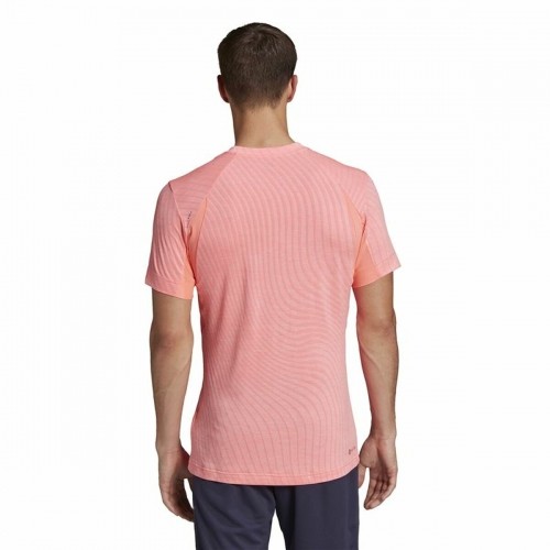 Vīriešu Krekls ar Īsām Piedurknēm Adidas Freelift Rozā image 4