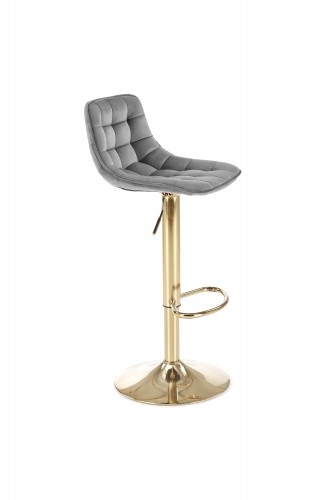 Halmar H120 bar stool, gold / dark grey image 4