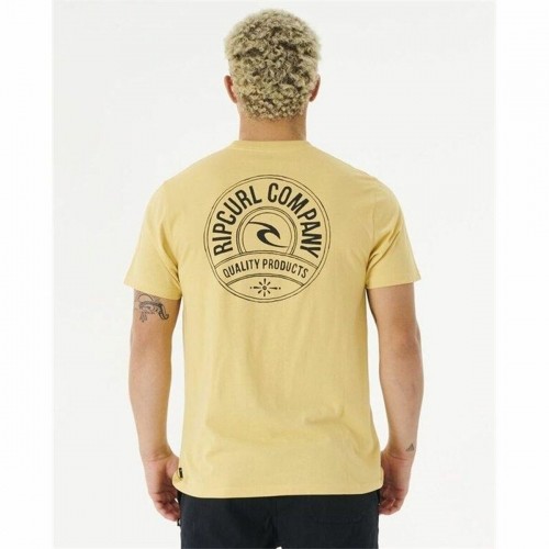 t-krekls Rip Curl Stapler Dzeltens Vīriešu image 4