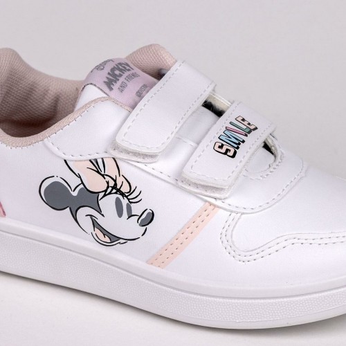 Детские спортивные кроссовки Minnie Mouse Velcro Белый image 4