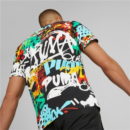 t-krekls Puma Graffiti Melns Unisekss image 4