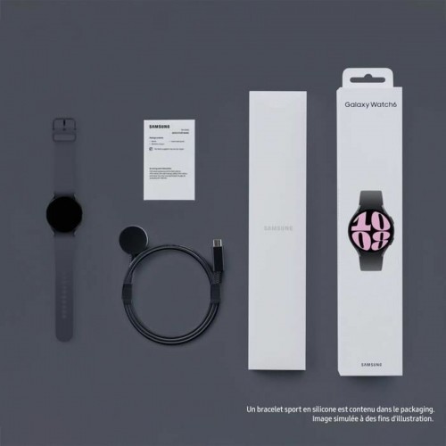 Умные часы Samsung Watch 6 Чёрный Графитовый 1,3" 40 mm image 4