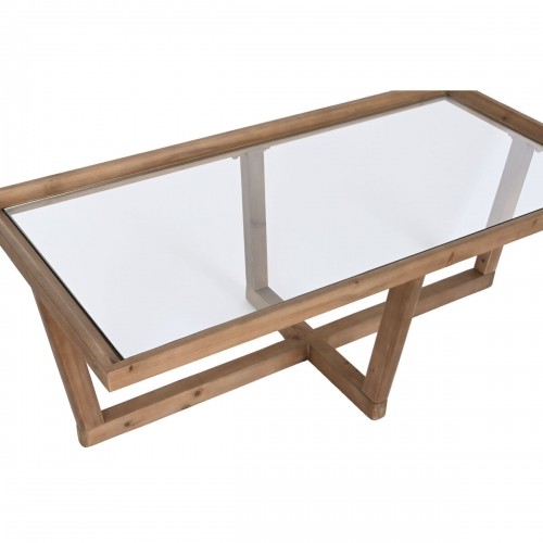 Кофейный столик Home ESPRIT Стеклянный Ель 120 x 60 x 43 cm image 4