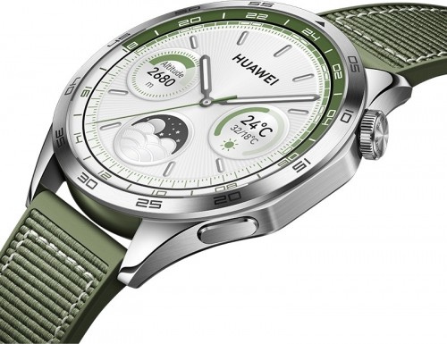 Huawei Watch GT 4 46mm, silver/green image 4