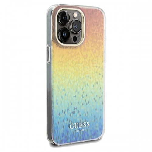 Guess GUHCP13XHDECMI iPhone 13 Pro Max 6.7" wielokolorowy hardcase IML Faceted Mirror Disco Iridescent image 4