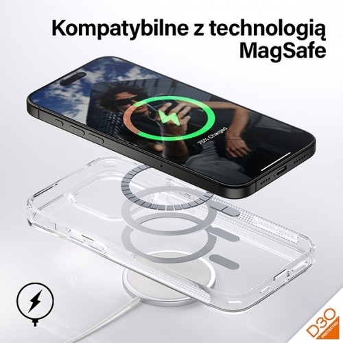 PanzerGlass HardCase iPhone 15 Pro Max 6.7" D3O MagSafe 3xMilitary grade transparent 1183 image 4