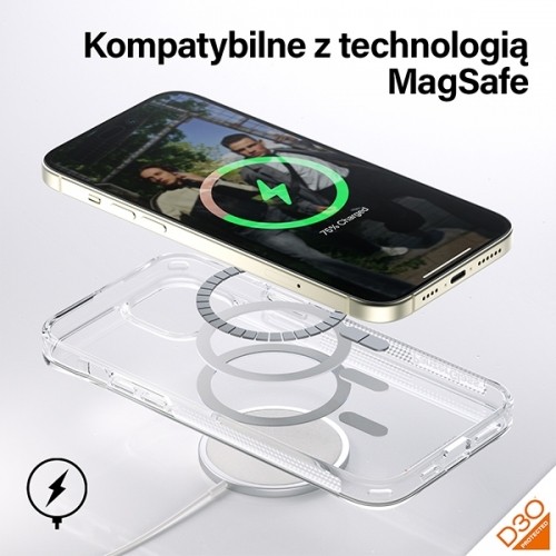 PanzerGlass HardCase iPhone 15 Plus 6.7" D3O MagSafe 3xMilitary grade transparent 1182 image 4