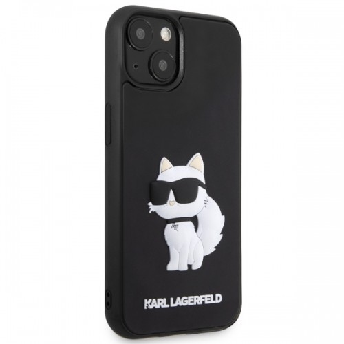 Karl Lagerfeld KLHCP14M3DRKHNK iPhone 14 Plus 6.7" czarny|black hardcase Rubber Choupette 3D image 4