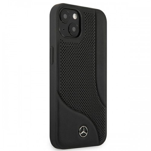 Mercedes MEHCP13SCDOBK iPhone 13 mini 5,4" czarny|black hardcase Leather Perforated Area image 4