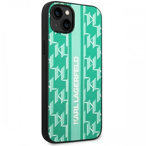 Karl Lagerfeld KLHCP14MPGKLSKN iPhone 14 Plus 6,7" hardcase zielony|green Monogram Stripe image 4