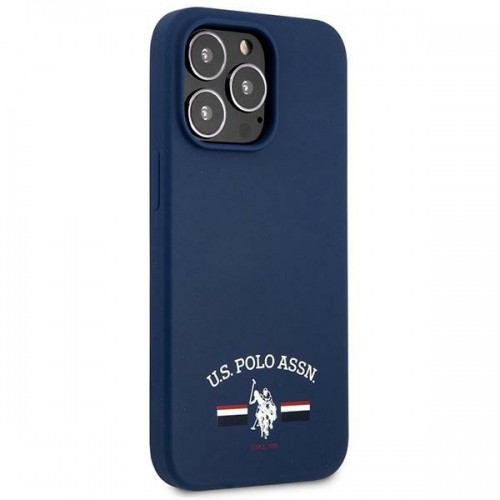 U.s. Polo Assn. US Polo USHCP13XSFGV iPhone 13 Pro Max 6,7" granatowy|navy Silicone Collection image 4