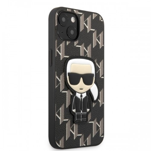 Karl Lagerfeld Monogram Ikonik Case for iPhone 13 Black image 4