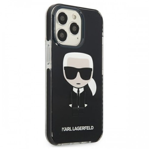 Karl Lagerfeld TPE Full Body Ikonik Case for iPhone 13 Pro Black image 4