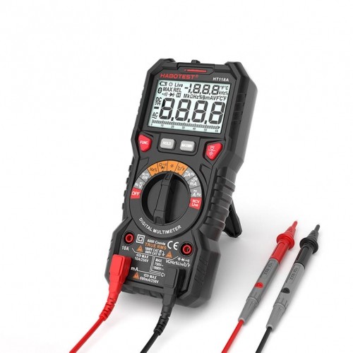 Digital Multimeter with Flashlight Habotest HT118A, True RMS, NCV image 4