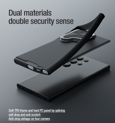 Nillkin CamShield Prop Hard Case for Samsung Galaxy S24 Ultra Black image 4