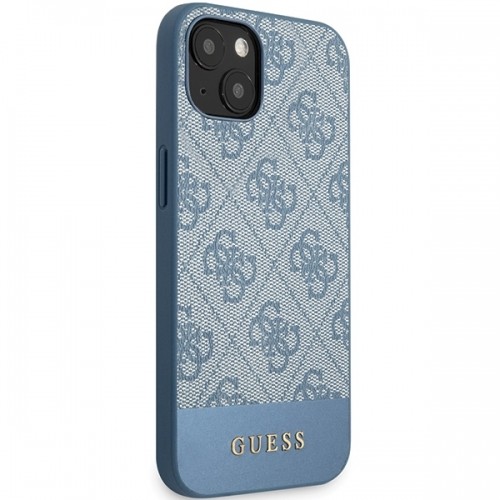 Guess GUHCP15SG4GLBL iPhone 15 | 14 | 13 6.1" niebieski|blue hardcase 4G Stripe Collection image 4