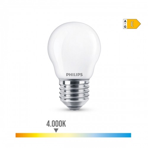 Светодиодная лампочка Philips сферический E 6.5 W 6,5 W E27 806 lm 4,5 x 7,8 cm (4000 K) image 4