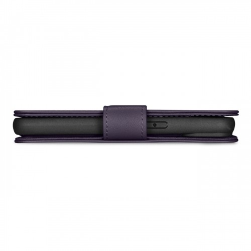 iCarer Wallet Case 2in1 Cover iPhone 14 Pro Max Anti-RFID Leather Flip Case Dark Purple (WMI14220728-DP) image 4