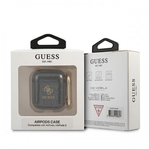 Guess GUA2UCG4GK AirPods cover black|black Glitter Collection image 4