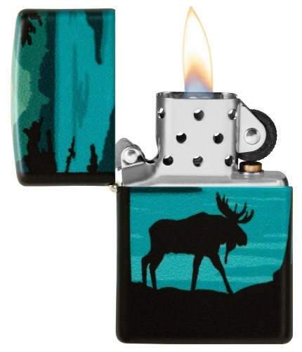 Zippo Lighter 49481 Moose Landscape Design image 4