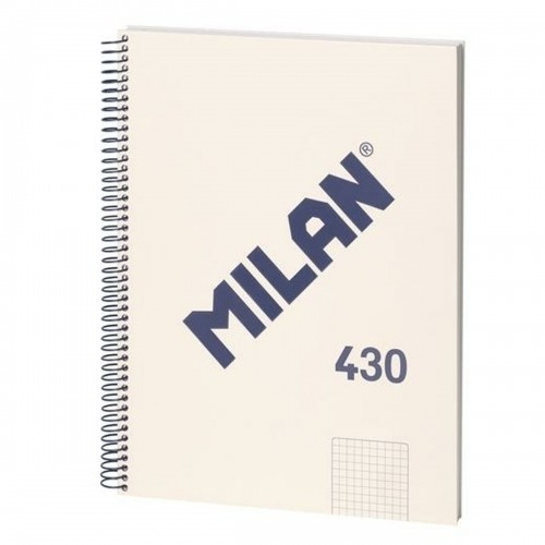 Piezīmju Grāmata Milan 430 Bēšs A4 80 Loksnes (3 gb.) image 4