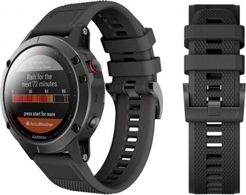 Tech-Protect watch strap Smooth Garmin fenix 5/6/6 Pro 22mm, black image 5