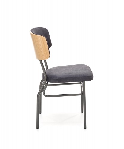 Halmar SMART-KR chair color: natural oak/black image 5