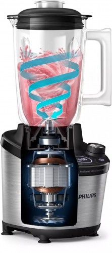 PHILIPS Daily Collection blenderis, 1500W, melns - HR3760/10 image 5
