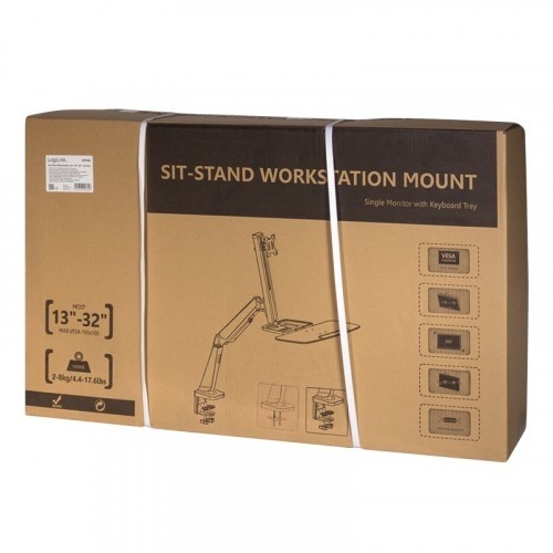 Logilink Sit-stand workstation monitor desk,13-32' 8kg image 5