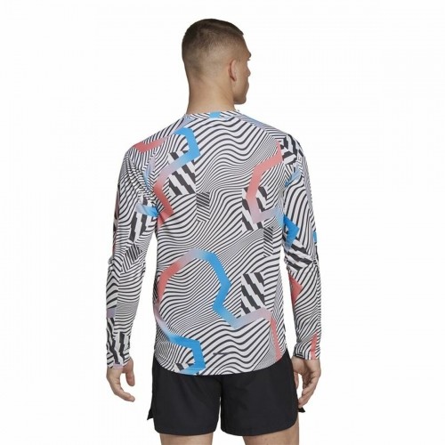 Vīriešu Krekls ar Garām Piedurknēm Adidas Terrex Primeblue Trail Balts image 5