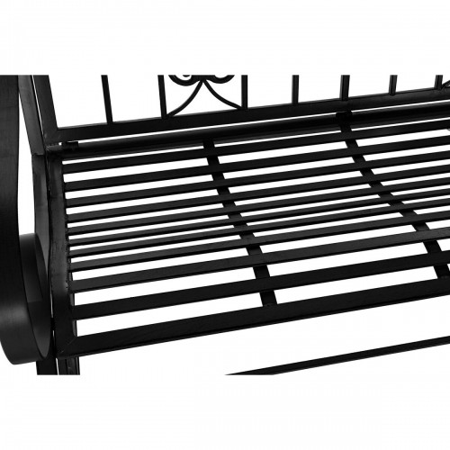 Šūpuļkrēsls DKD Home Decor Melns Metāls Alumīnijs (118 x 90 x 92 cm) image 5