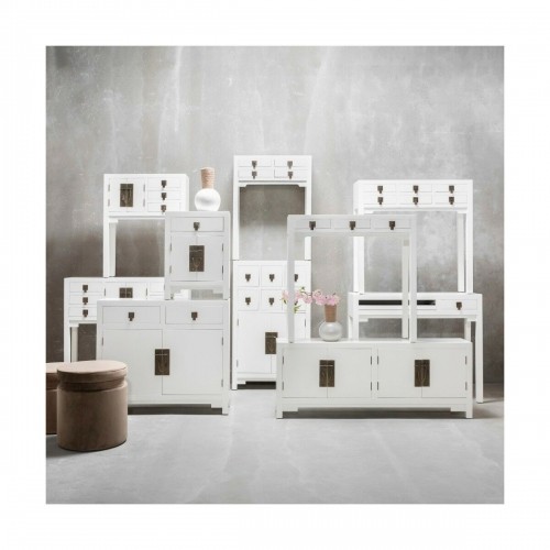 Bigbuy Home Мебель для прихожей NEW ORIENTAL 95 x 26 x 91 cm Деревянный Белый DMF image 5